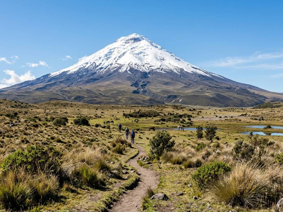 Cotopaxi en Ecuador